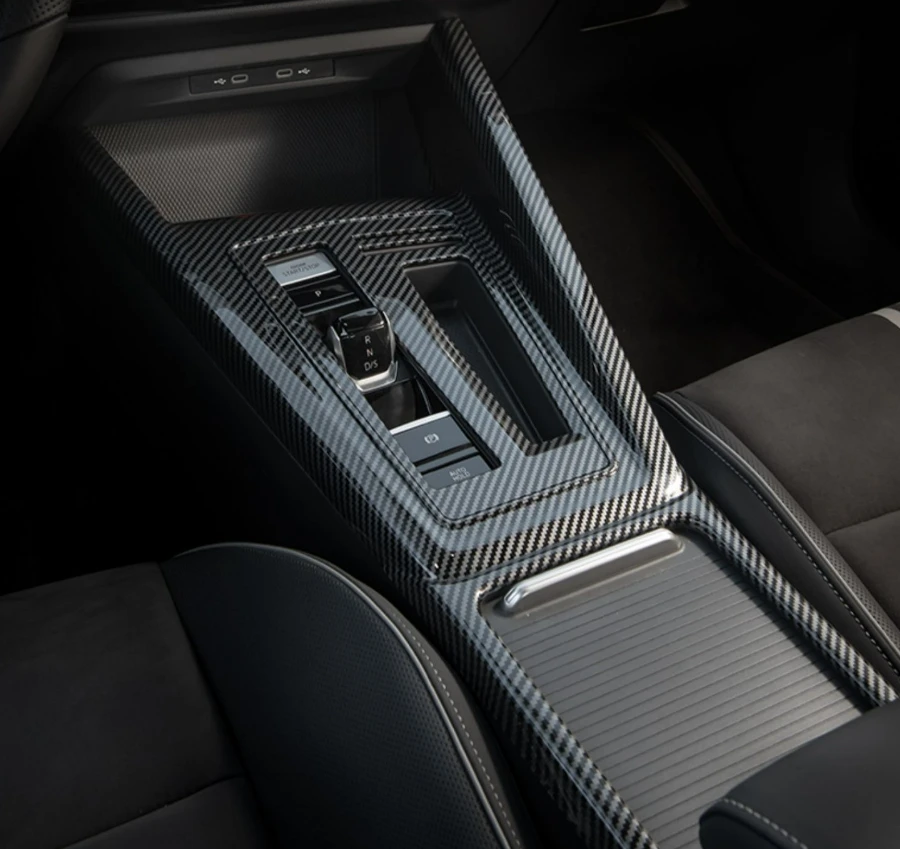 

Для VW Volkswagen Golf 8 MK8 2020-2022 аксессуары для интерьера, коробка переключения передач, контейнер для хранения, рамка, крышка, отделка ABS
