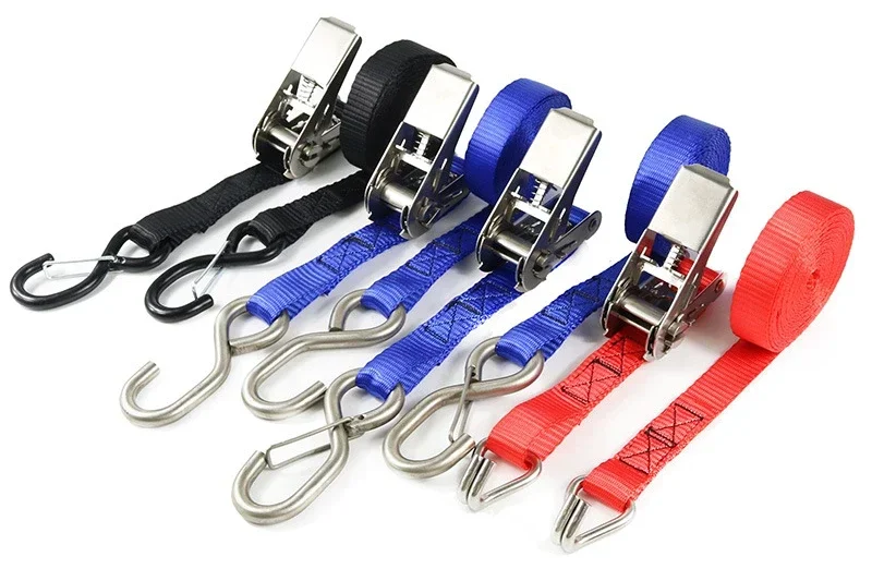 

1 inch 25MM webbing tightener 304 stainless steel cargo strap car ratchet tightener household luggage