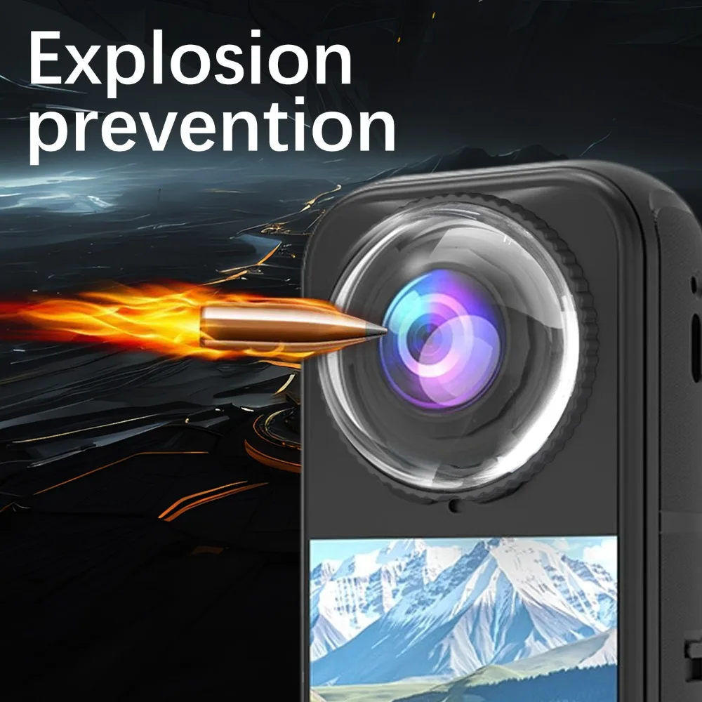 5in1 for Insta 360 X4 Air Glass Screen Protectors HD Optical Glass Camera Rotating Lens Anti-scratch Cover for Insta360 X4 Air
