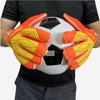 Finger Protection Goalkeeper Gloves Non-Slip Durable Latex Soccer Gloves Wear-Resistant Thickened Sports Gloves Soccer Training