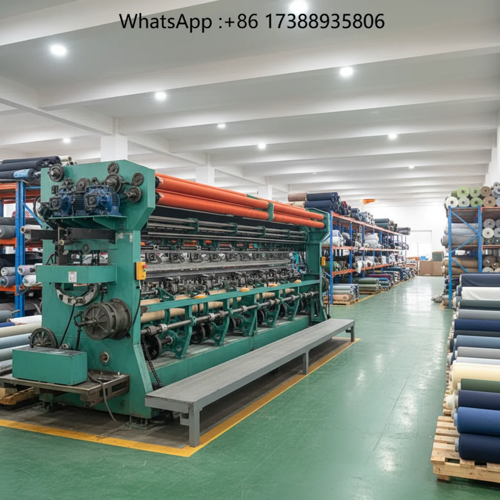 Fully Automatic Double Raschel Warp Knitting Machine CE ISO Certified Computerized High Speed 5500W Motor Gear High