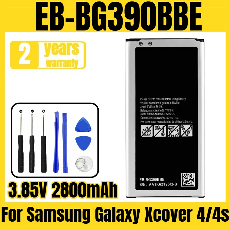 

Applicable to Samsung Galaxy Xcover 4/4s/SM-G390F/SM-G398F battery EB-BG390BBE mobile phone battery,free tool 3.85V 2800mAh