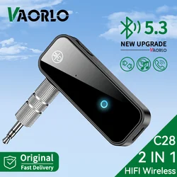 2 IN 1 Bluetooth Audio Receiver Transmitter Hansfree Call 3.5mm AUX Jack USB Dongle Stereo Music Wireless Adapter For TV PC Car