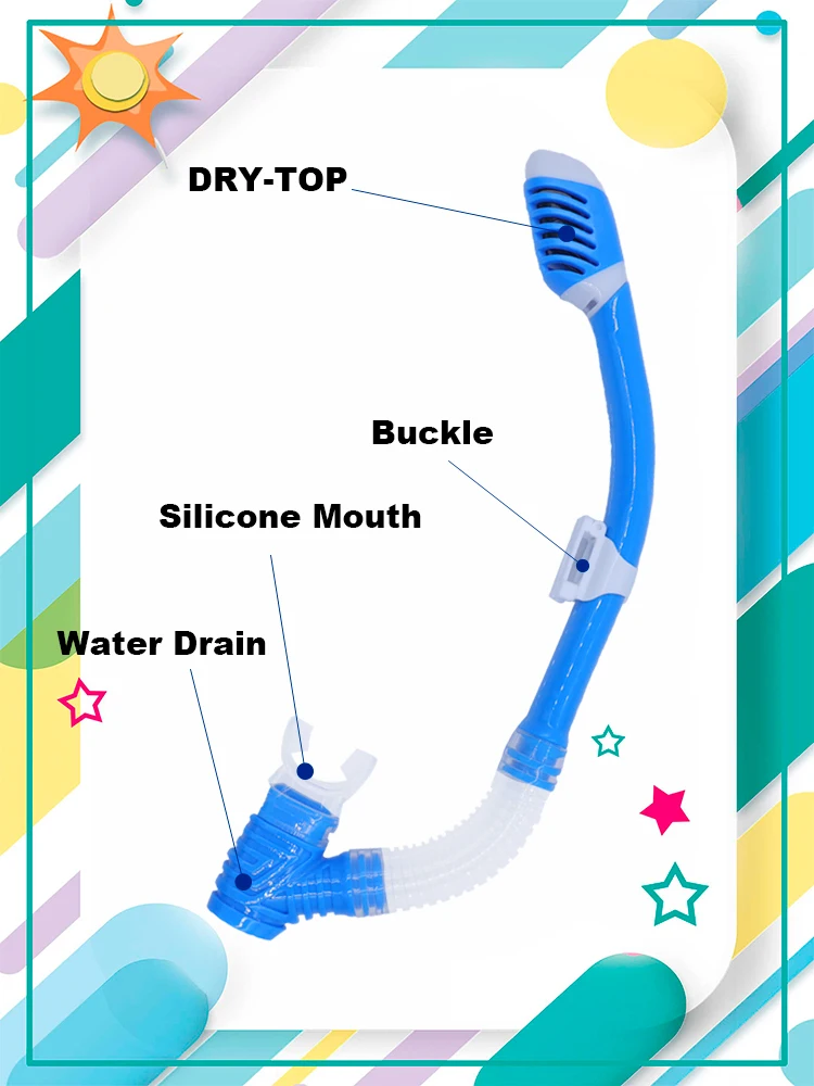 Trocken tauchen Schnorcheln Frei tauchen Tauch schnorchel ausrüstung Tauch atemrohr für Jugend Unterwasser schwimmen