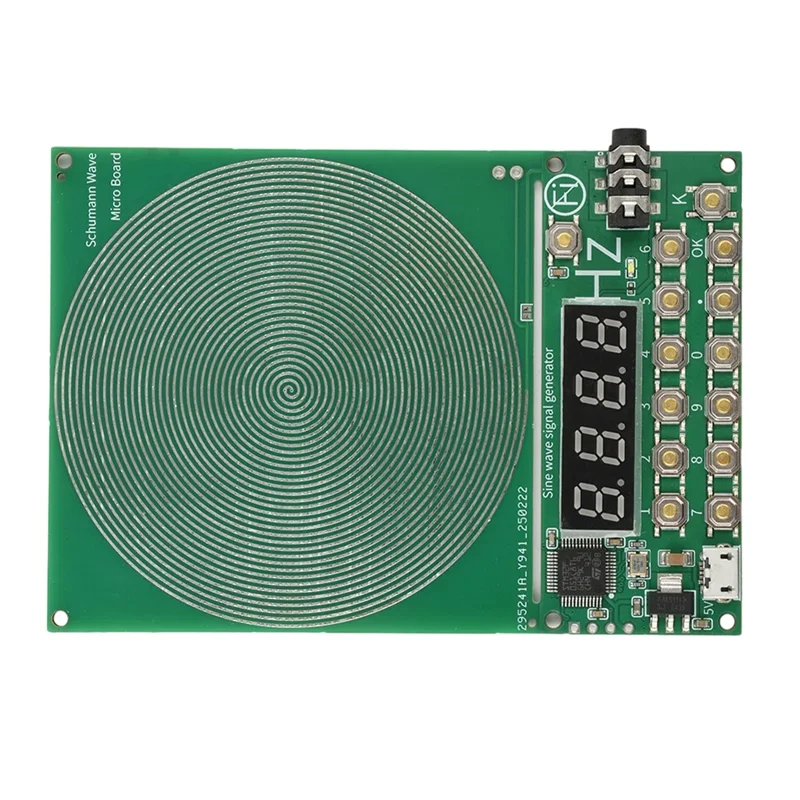ABZV-7.83Hz Schumann Generator 0.1Hz-100Khz Adjustable Frequency Signal Generator Sine Wave Signal Generator