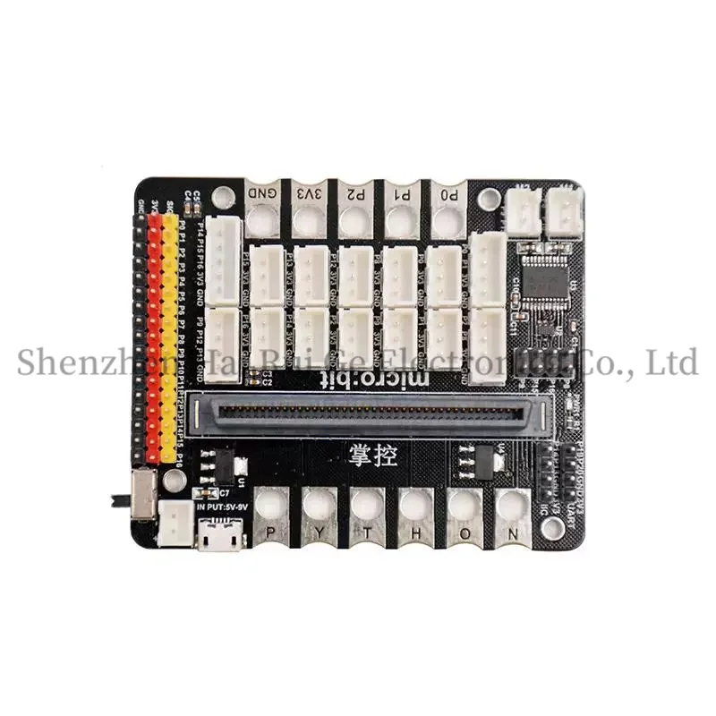 

Micro:bit Expansion Board, the Microbit Adapter Board, and the IO BIT V2 Expansion Board support a variety of programming softwa