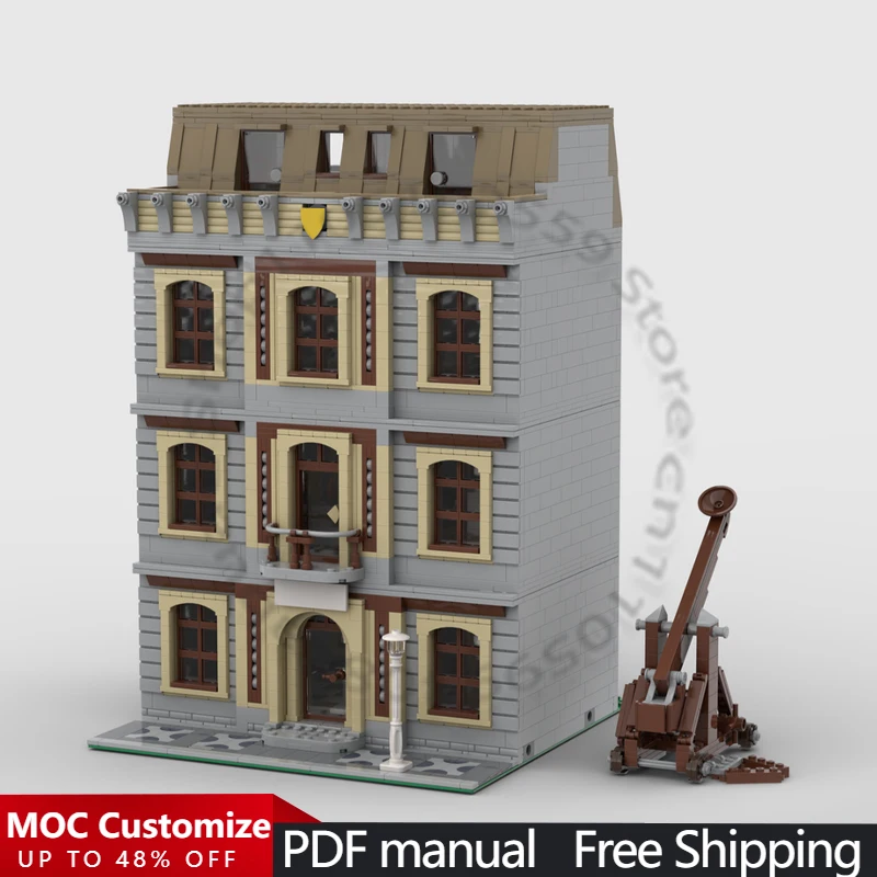 

3059 PCS Modular Construction Medieval Exhibition MOC Customize Modular Building Block Model Design DIY Boys Toy Christmas Gift