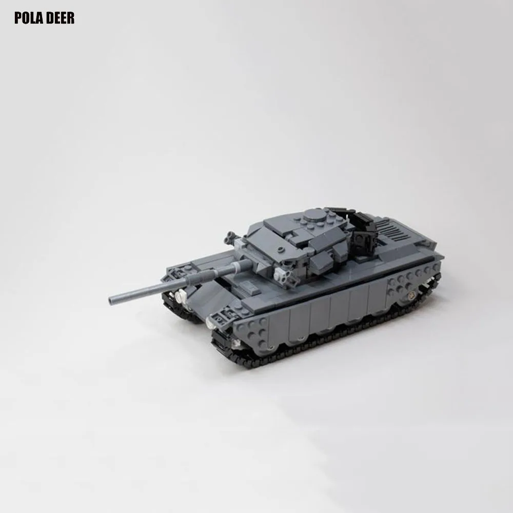 

Poladeer 508 Pieces Military Series Centurion Mk3 Tank Small Particle Model Assembly Educational Toy Boy Collection Holiday Gift