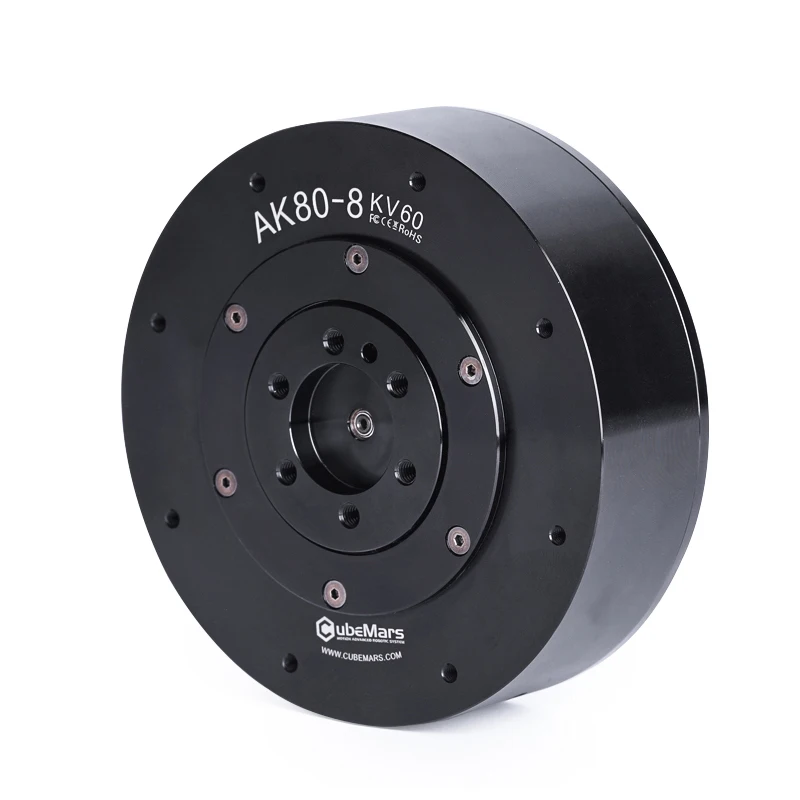 AK80-8 KV60 10NM High Torque Integrated Robot Joint Motor Hollow Electric Rotary Actuator For Robot Arm