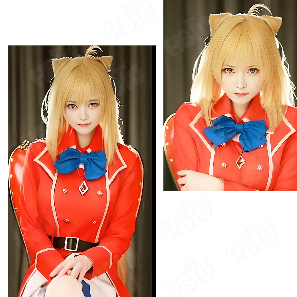 terakomari gandesblood cosplay Wig Anime Hikikomari The Vampire Cosplay Wig HSIU 90Cm Gold Long hair Synthetic Wig+Wig Cap