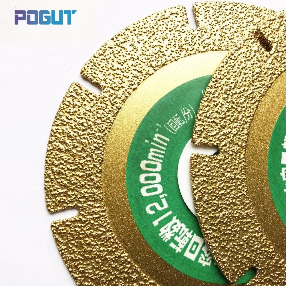 2pcs Premium Quality Segmented Cutting Disk Diamond Cutting Plate 100*20*1.6 for Glass Tile Ceramic Cutting