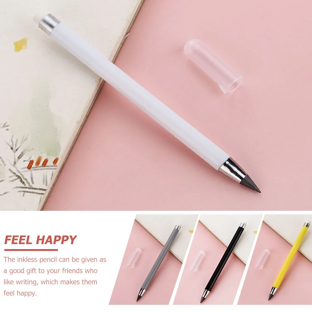 6 Pcs Pencils for Party Bags Everlasting Eternal Plastic Inkless