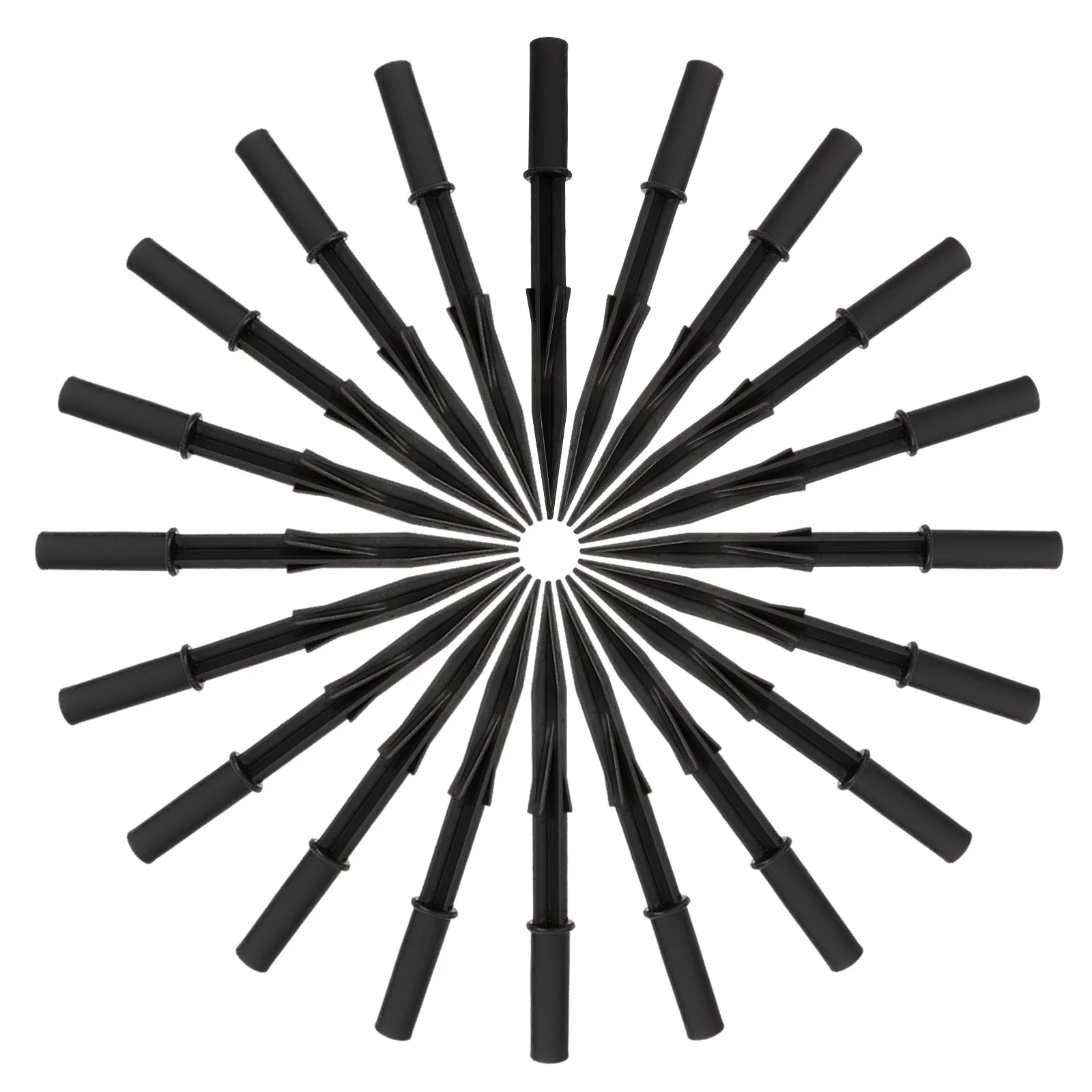 

20pcs Solar Lamp Ground Stakes Plastic Replacement for Candy Cane Yard Lights Outdoor Pathway Component Garden Landscape