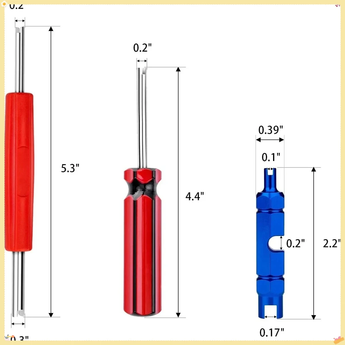Ferramenta de remoção de haste de válvula de 56 peças, núcleos de válvula, ferramenta de válvula de 4 vias, ferramenta removedora de núcleo de válvula, tampas de haste de válvula