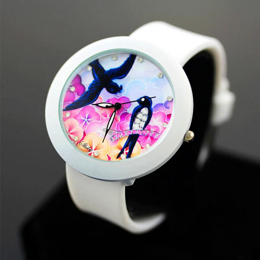 shsby More design casual watch woman and girl quartz watch silicone watch women dress watches