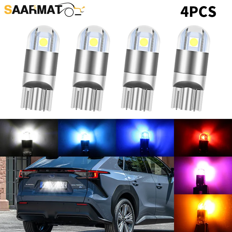 4x LED License Plate Light Bulb W5W T10 Lamp Canbus For Subaru Legacy Forester Impreza Outback Tribeca BRZ WRX STI XV Crosstrek