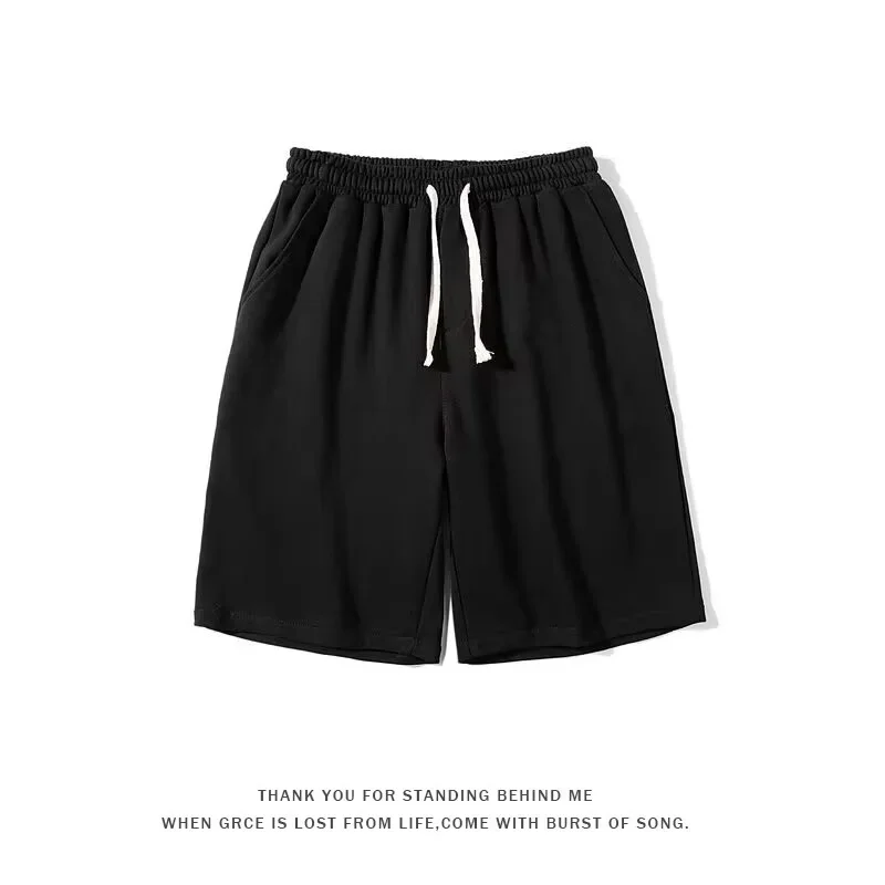 

LIBIELIY летние повседневные шорты мужские универсальные трендовые прямые шорты для мужчин черные серые американские размеры S-XL