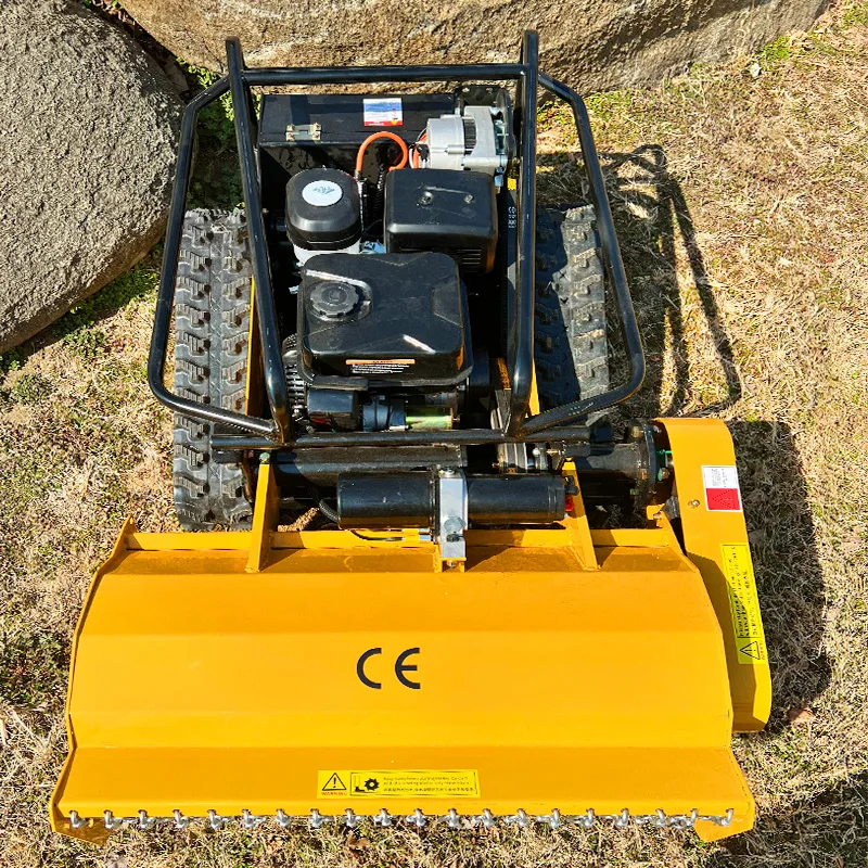 Customized Lawn Mower Flail Mower Cutting Height Adjustable Well Climbing Remote control  Use In Grassland,Garden