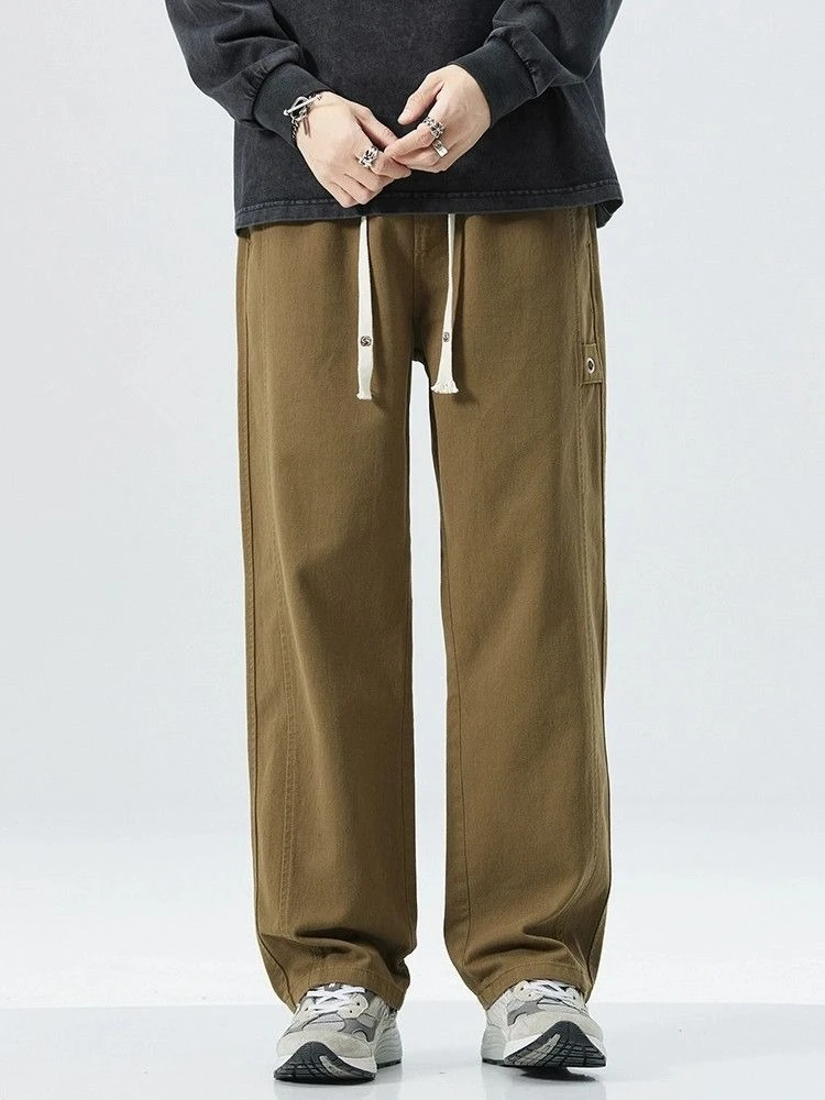 

Work Wear Male Trousers Fishing Trekking Minimalist Aesthetic Korean Style Y2k Vintage Nylon Luxury Baggy Long Men's Cargo Pants