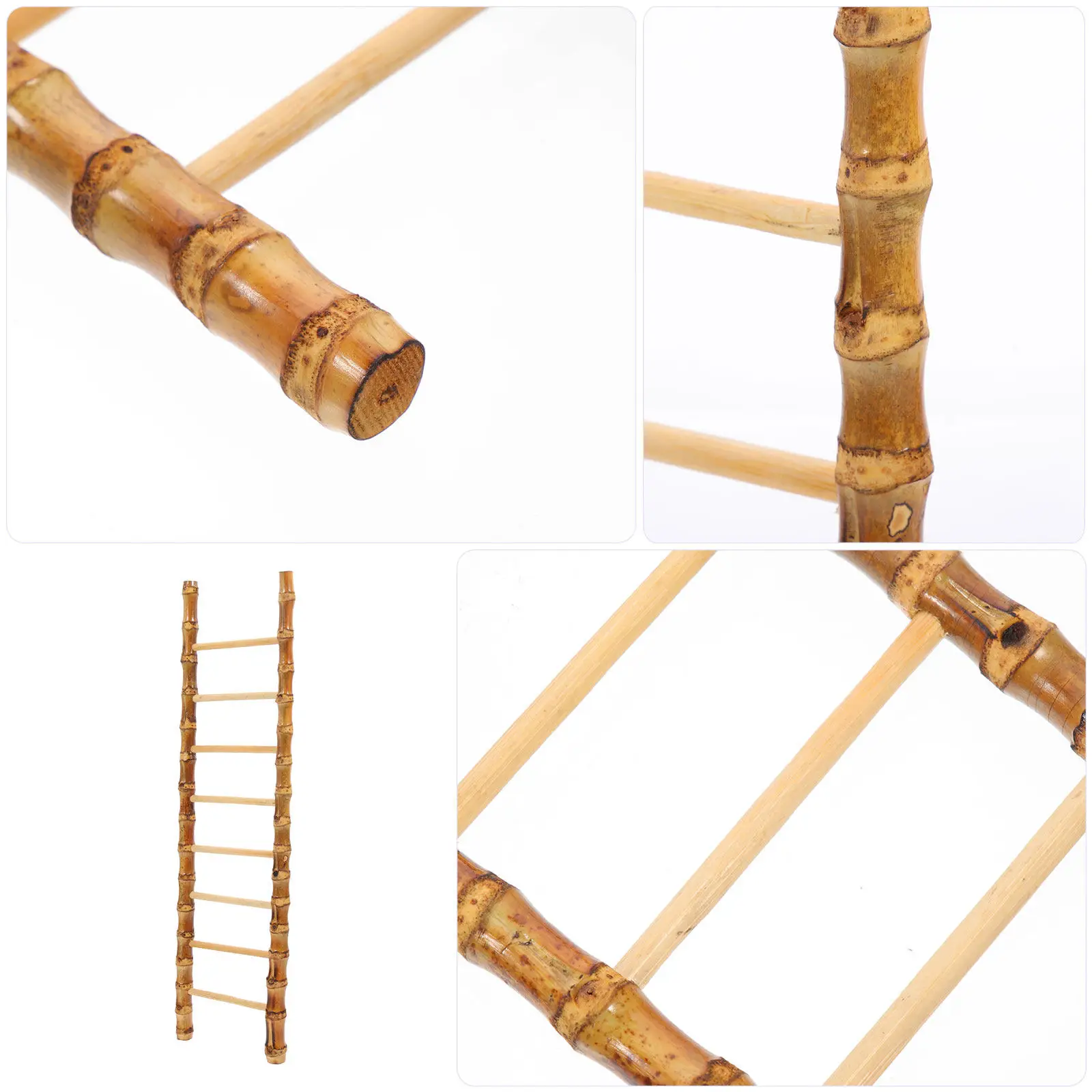 Sushi Plating Bamboo Ladder Miniature Sashimi Dish Decor Food Photography Prop Home Table Ornament