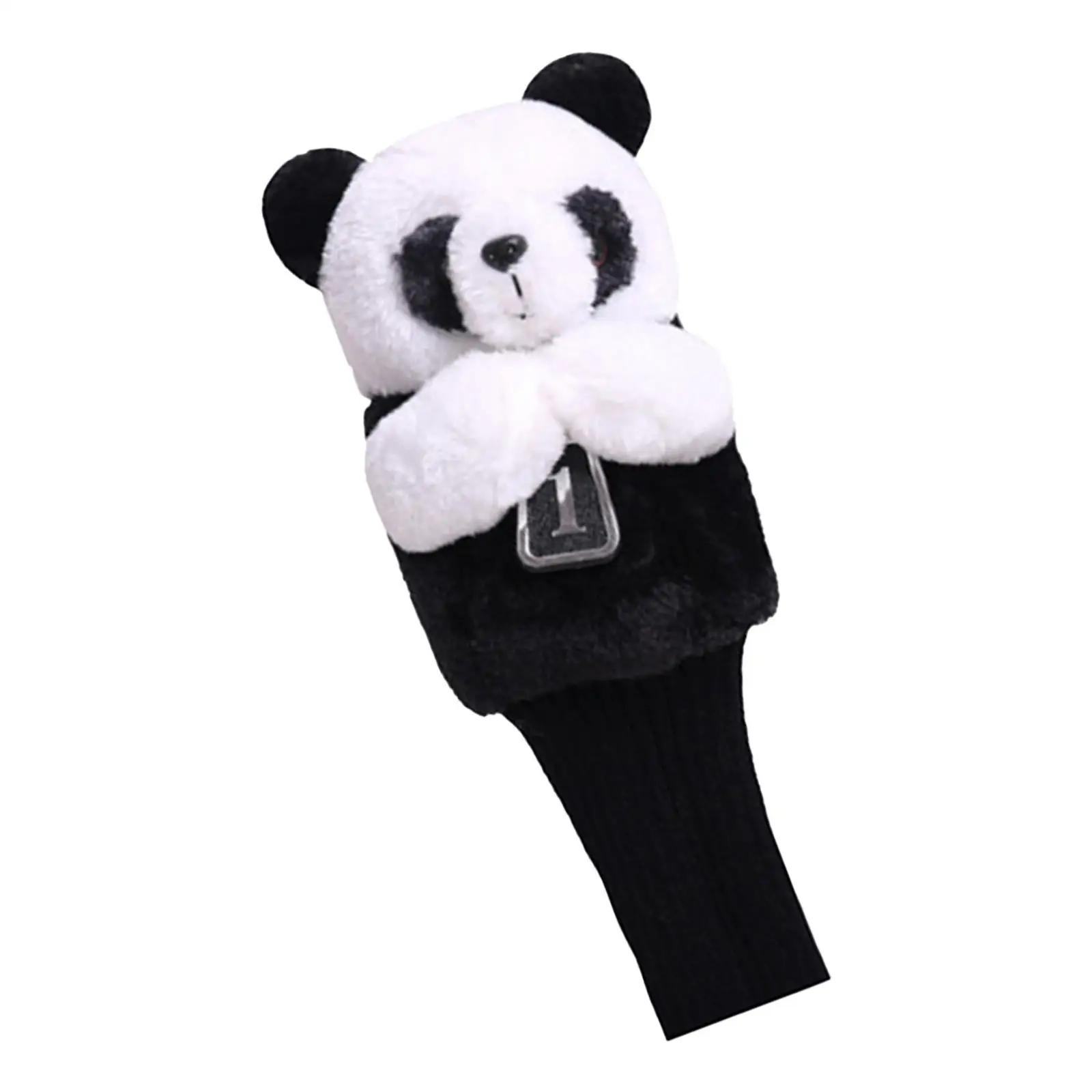 Soft Plush Panda Golf Wood Driver Headcover Sleeve Funny Anti Scratch Golf Club Head Cover for Men Women Golf Accessories