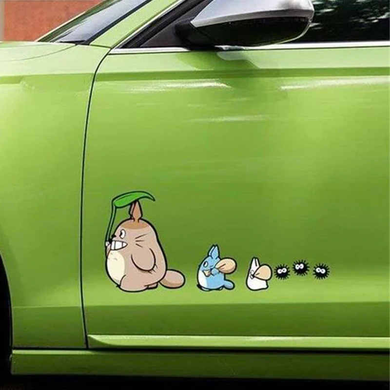 

Anime Creative Car Stickers For Creative Bumper Window Laptop Sticker Pack Exterior Accessories Waterproof Inkjet Vinyl Decals