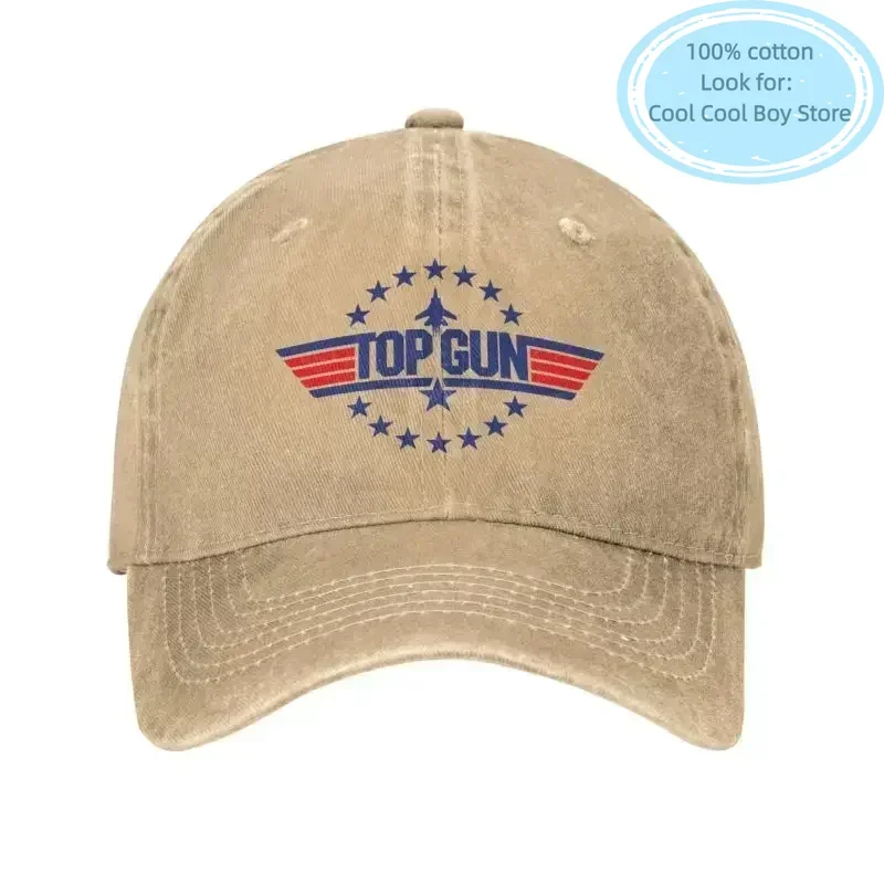 Custom Cotton Tom Cruise Maverick Film Top Gun Baseball Cap Women Men Breathable Dad Hat Outdoor