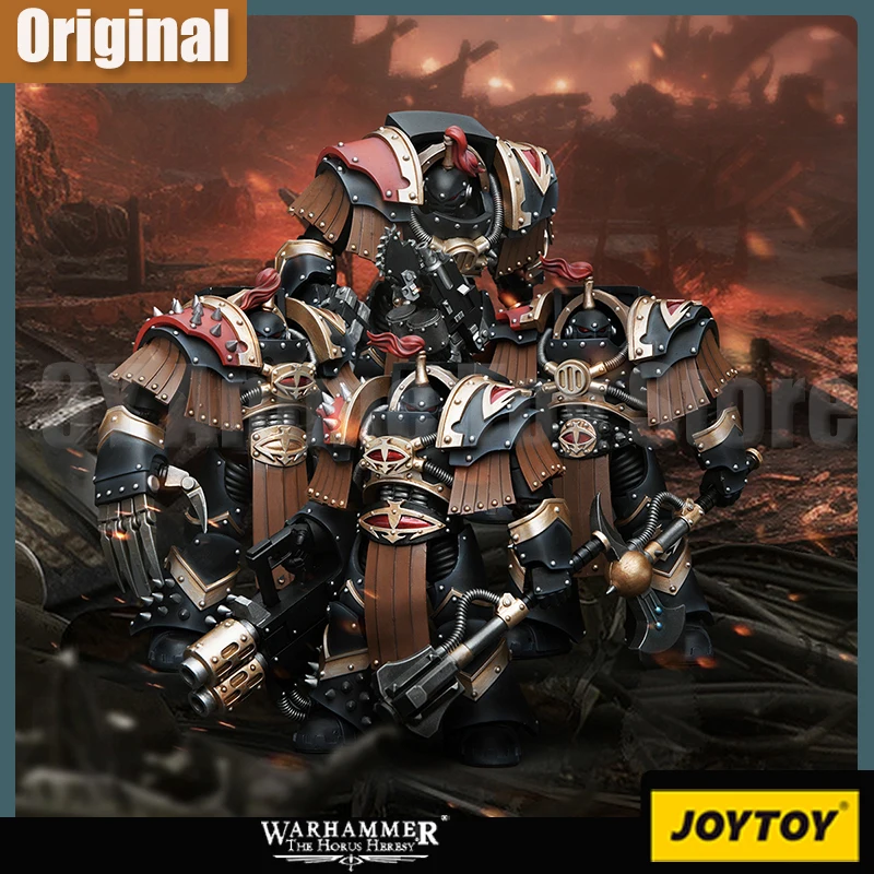 JOYTOY Warhammer 30k 1/18 Action Figure Sons of Horus Justaerin Terminator Squad Model Doll Collection Desk Decor Toy Xmas Gift