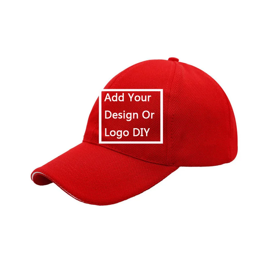 

Mens Cotton Women Dad High Quality Baseball Hats Trucker Unisex Hip Hop Custom Made Your Design Or Logo DIY Print Caps