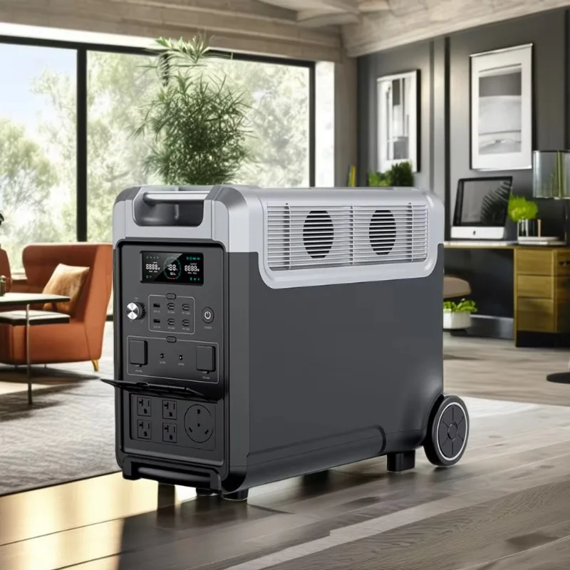 

Portable Station 3600W 3840Wh Solar Generator for Mobile Camping Pure Sine Wave External Battery Solar Panel Car