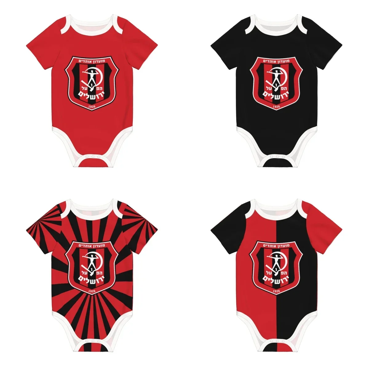 

Hapoel Jerusalem FC Baby Bodysuit Unisex Shirt Newborn Onesie Boy Girl Undershirt Outfit Baby Romper