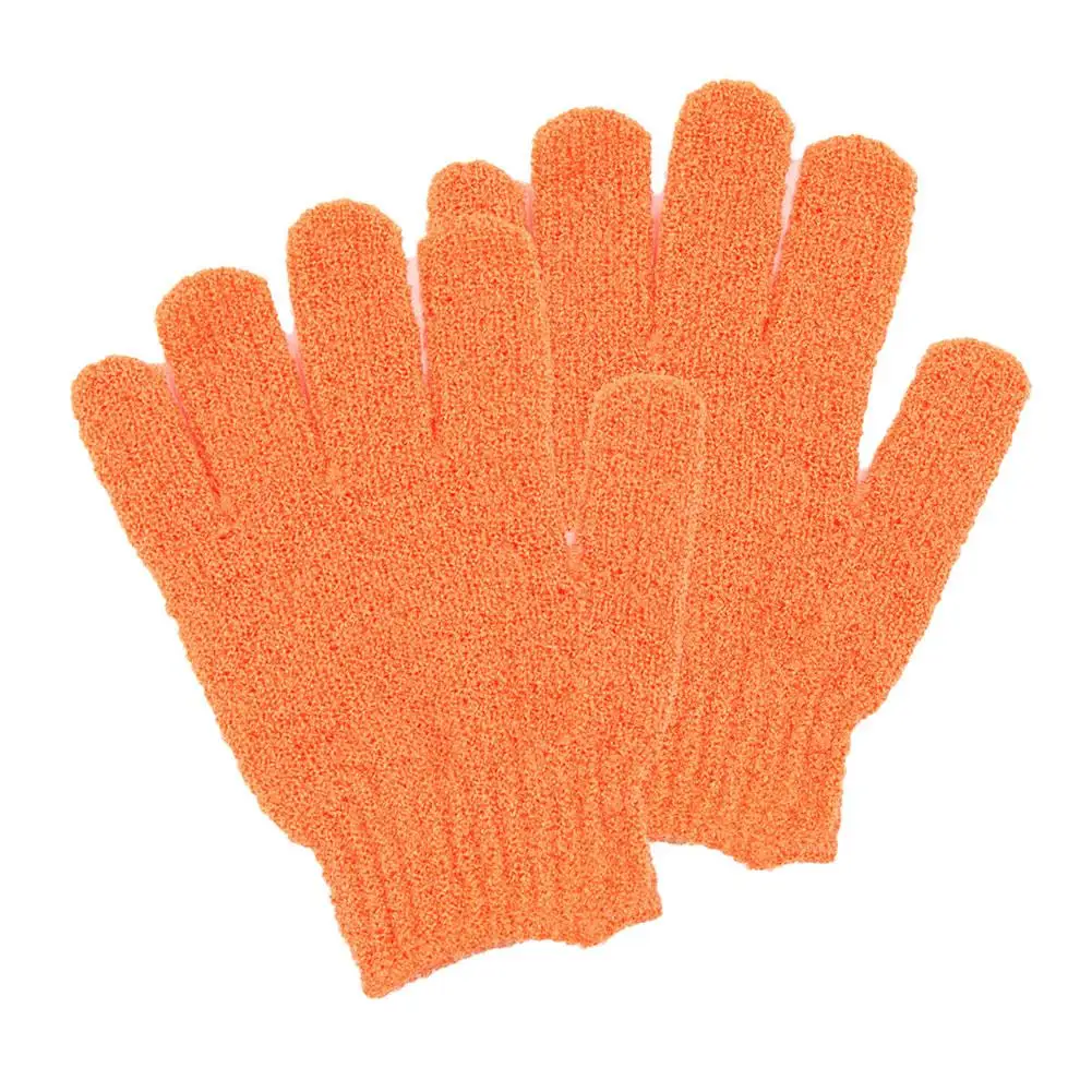 Guantes exfoliantes para lavado corporal, manopla Exfoliante para ducha, cepillo corporal, toalla de dedos, esponja de masaje corporal, Toalla de baño C4q0