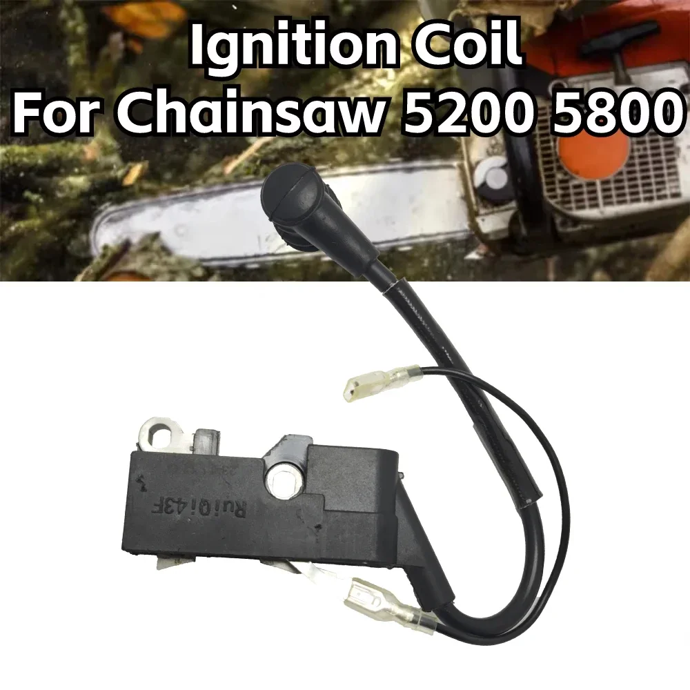 Chainsaw Ignition Coil for Chainsaw 5200 5800 52cc 58cc 59cc Spare Parts Garden Tool Parts Accessories