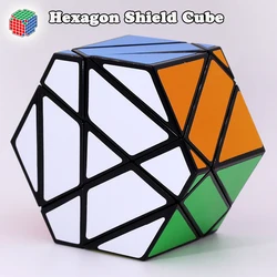 DianSheng Magic Strange Shape Cube MoDun  Shield Cubo Magico Mo Dun Hexagon Cubo Puzzle IQ Brain Teaser Antistress Logic Toy  큐브