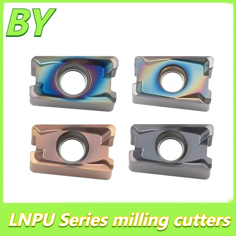 

HRC45-55 LNPU110408 LNPU 110408/LNPU15T608 Твердосплавная вставка Фрезерная вставка с быстрой подачей Сменный тяжелый режущий фрезерный инструмент