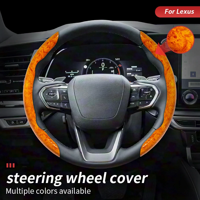 

Для Lexus RX RX300 ES 200 LS 430 460 LX 570 чехол на руль персонализированное украшение автомобиля износостойкий и прочный