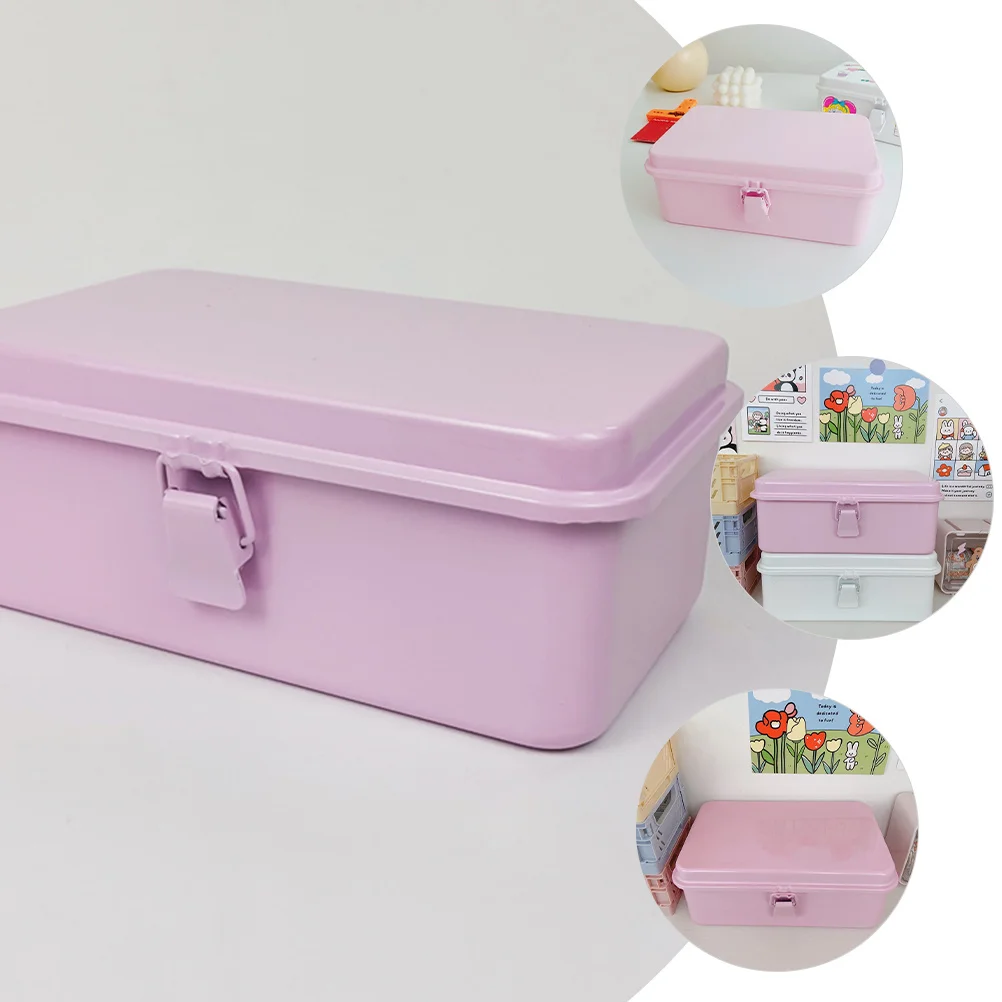 1 قطعة صندوق أدوات معدني حاوية تخزين شديدة التحمل لأدوات ميكانيكا السيارات منظم إصلاح تخزين أدوات الكهربائي