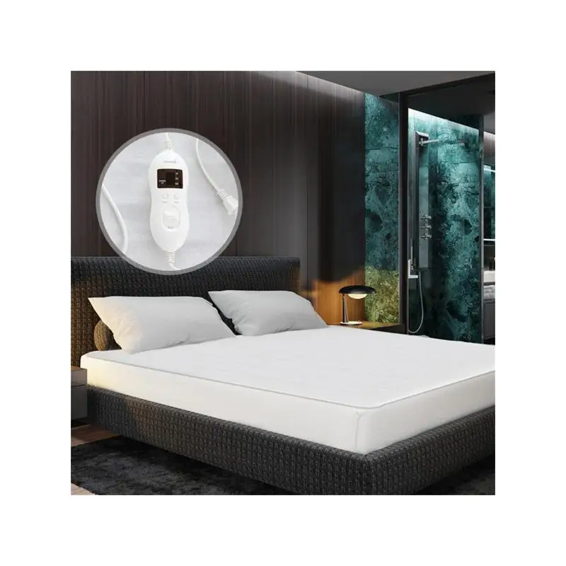 

80" x 60" Electric Heated Mattress Pad, Adjustable Temp, 10-Hour Timer