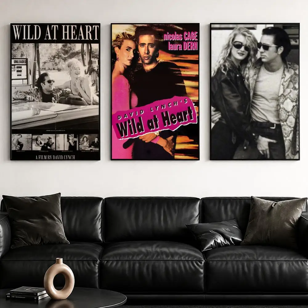 Wild W-Wild at HeartS Poster Self-Adhesive Stylish Art Print Poster Wall Home Decor