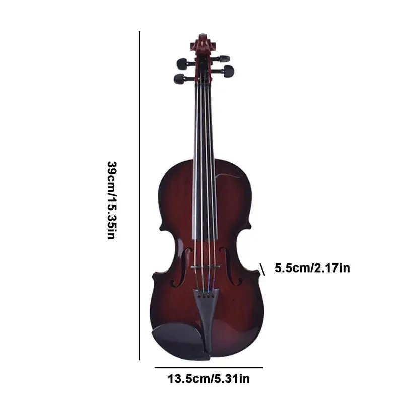 Simulação de violino eletrônico para crianças, instrumento musical com corda ajustável para iniciantes e estudantes