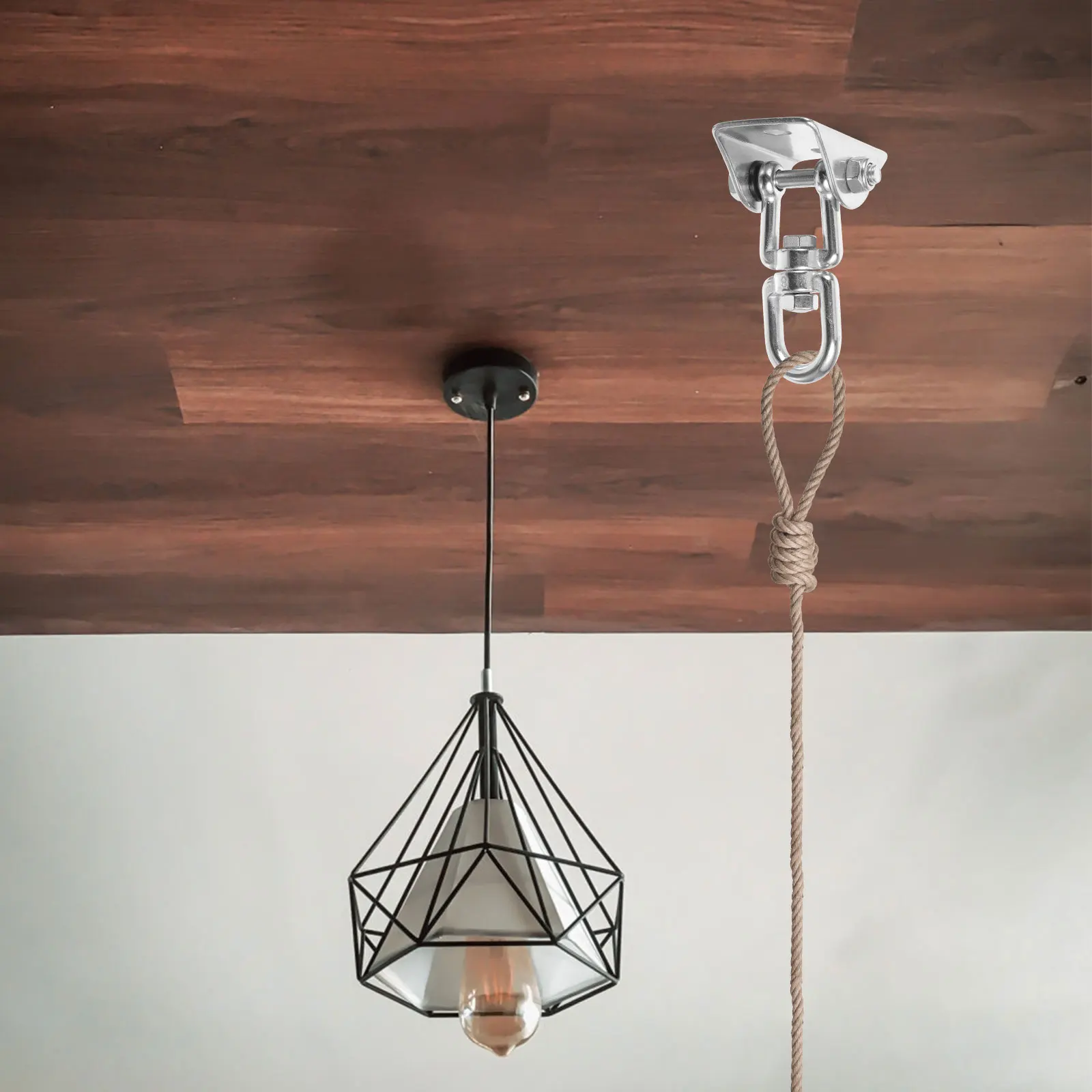 

Stainless Steel Ceiling Hooks for Hanging Chairs Swings Hammocks Heavy Duty Compact Size Easy Installation Outdoor Furniture