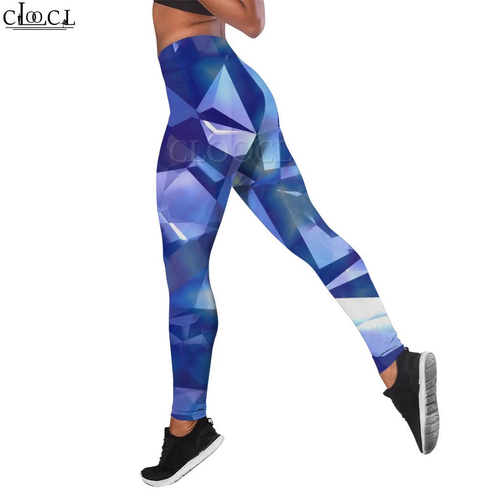 CLOOCL Fashion Modern Push Up Leggings Yoga Pants Dazzling Pattern 3D Printed Trousers Stretch Gym Leggings Women Clothing