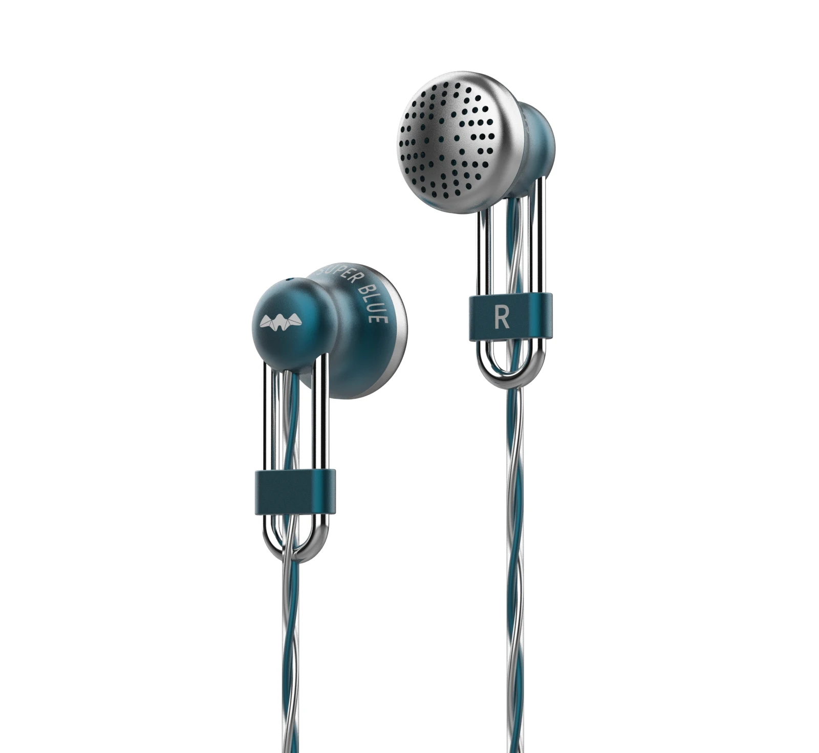 Ultra Blue In-Ear Headphones Comfortable to wear firm high sound quality labyrinth acoustic structure Wired open hifi music