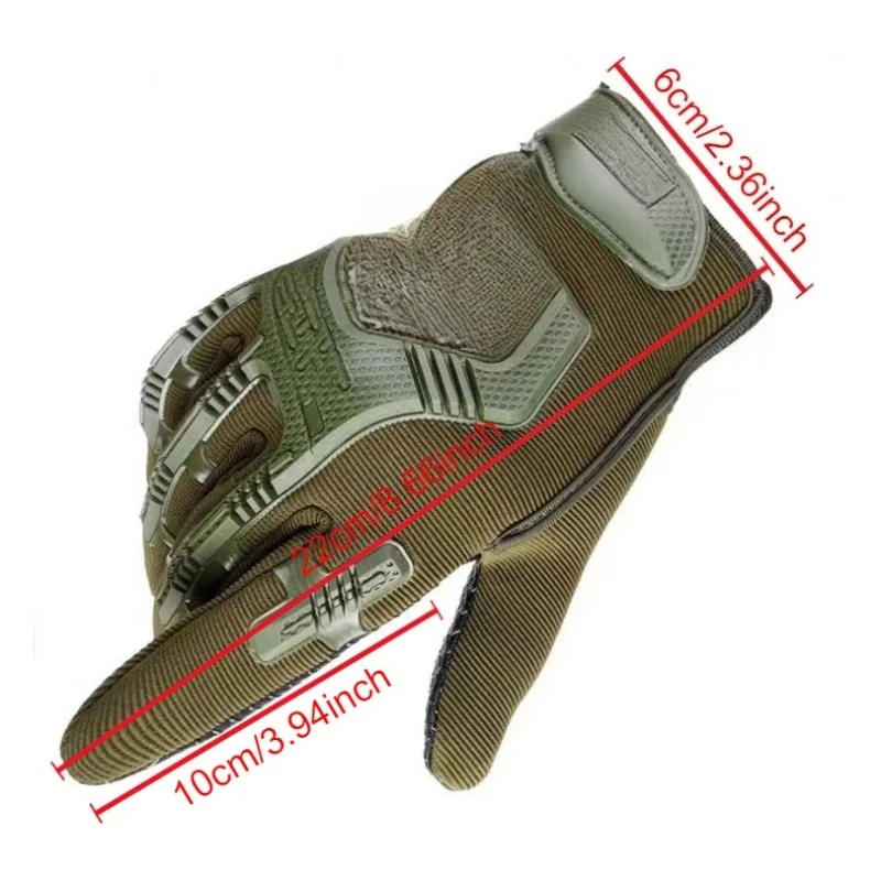 الأختام قفازات واقية كاملة الأصابع تدريب الذكور القتال دراجة خارجية ركوب قفازات التمويه #4