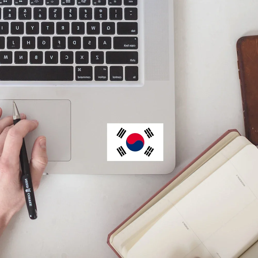 ملصقات سيارة فينيل العلم الكوري ، إكسسوارات السيارة ، الشارات ، هيونداي ، IX35 ، كيا ، سانج يونج ، رينو ، سامسونج ، جينيسيس ، سبيرا ، 3 * #6