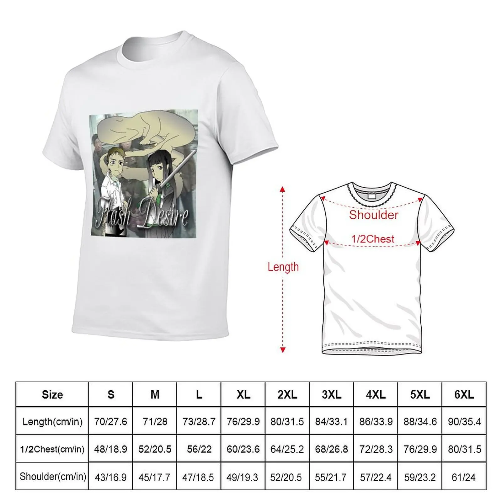 YABUJIN FLASH DESIRE T-Shirt t shirt man casual man t shirt summer T-Shirt
