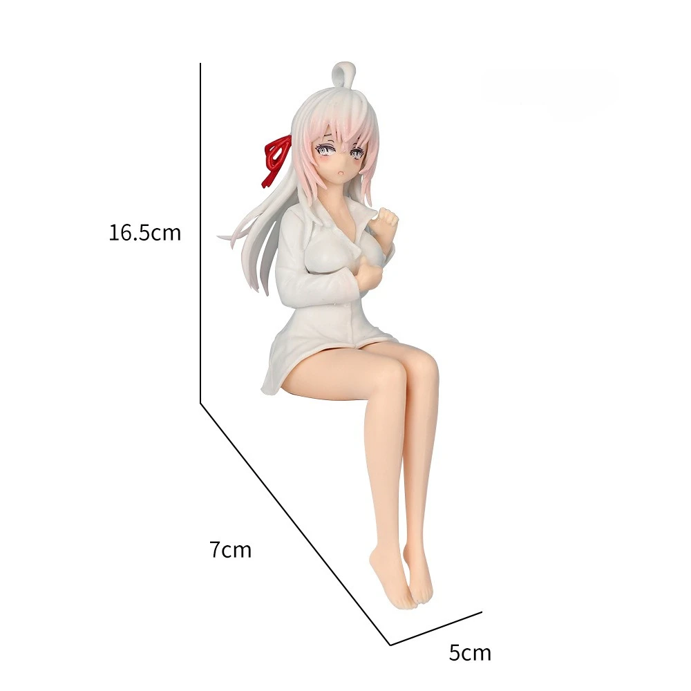 316cm Anime Figure Ally Peripheral Model Sexy Beautiful Girl Sitting Posture Statue Desktop Decorate Ornaments Birthday Gift Toy