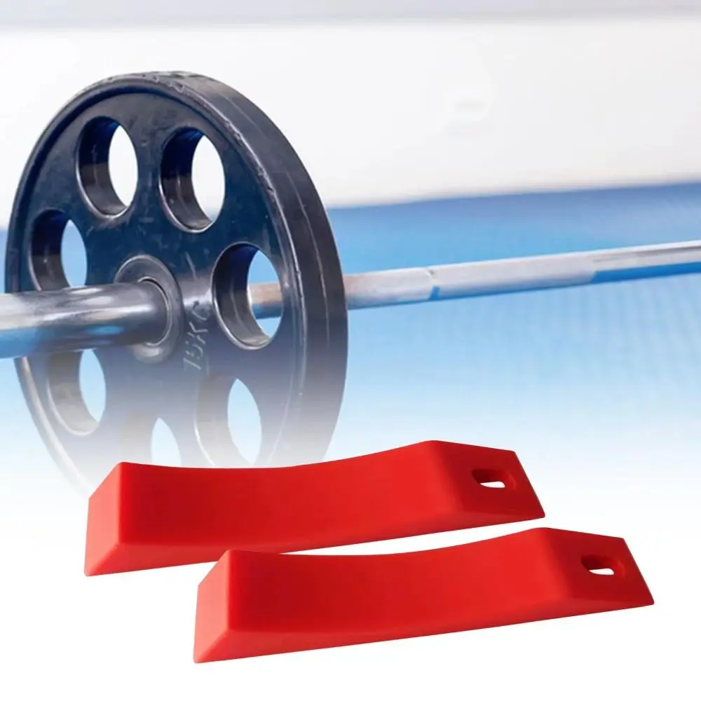 

1 Pair Weightlifting Deadlift Barbell Pads Anti-slip Stable Deadlift Barbell Cushion Safe High Load Bearing Fitness Bar Jack