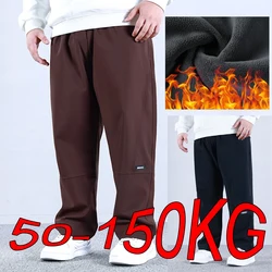 Men Winter Sweatpants Plus Size 8XL 9XL 10XL High Elastic Thick Warm Gym Joggers Large Size Running Sports Men Trousers Pants