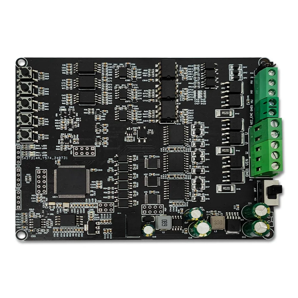 STM32F103VET6 FOC DC Papan Penggerak Kontrol Motor Tanpa Sikat Koleksi Isolasi Tegangan Arus